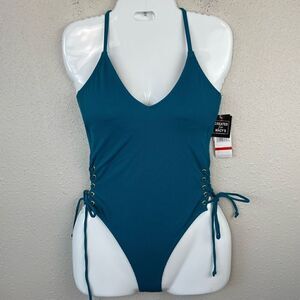 NWT California Waves One Piece Swim Suit Size XS